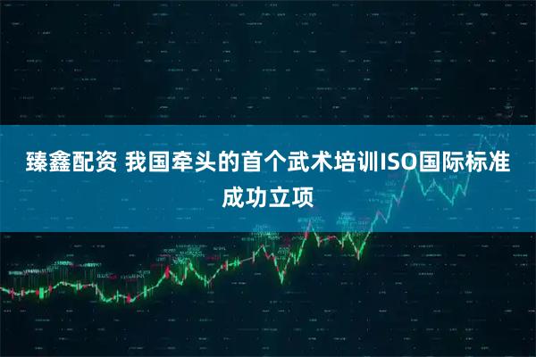 臻鑫配资 我国牵头的首个武术培训ISO国际标准成功立项