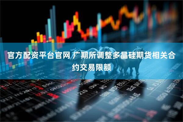 官方配资平台官网 广期所调整多晶硅期货相关合约交易限额